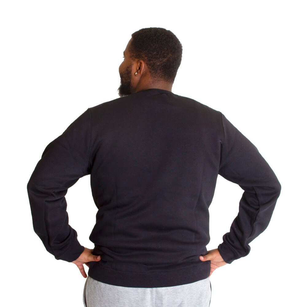 Fighting Duck, Nike, Black, Pullover, Cotton Blend, Men, Sweatshirt, 432386